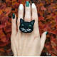 Кольцо "Котик" з фетру Handmade